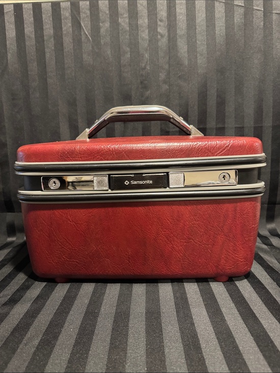 Samsonite Other - Samsonite Hard-Shell Cosmetic Train Case with Chrome Accents